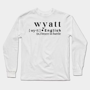 Wyatt Long Sleeve T-Shirt